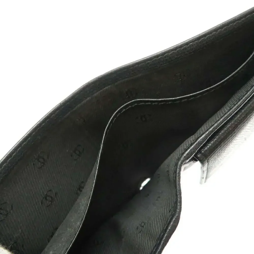 CHANEL Black Leather Wallet